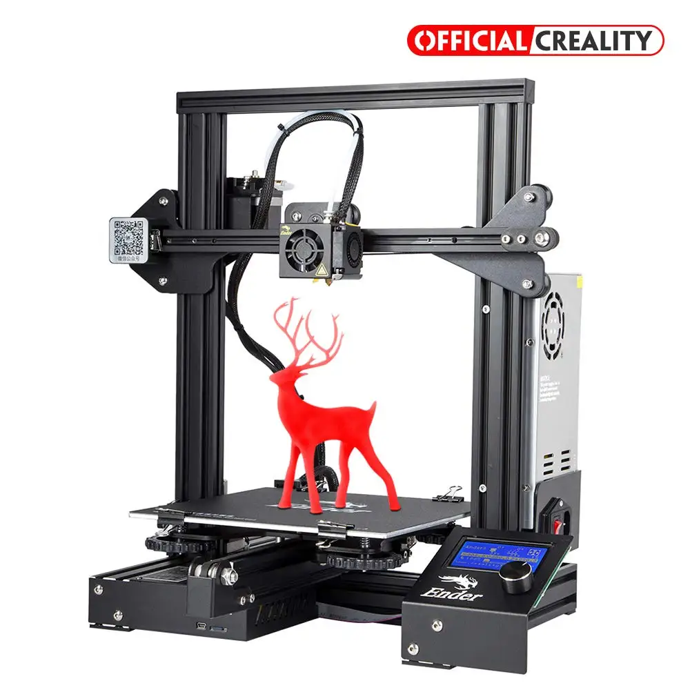 Принтер Creality Ender 3 3D принтер с полностью открытым исходным кодом и возобновлением