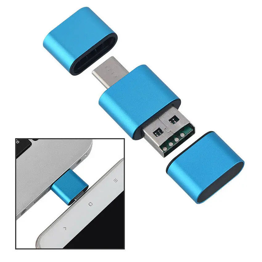 otg type c к usb 20 высокоскоростной micro sd tf ми
