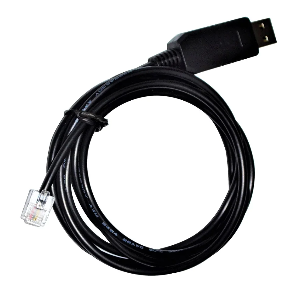 Фото Чип FTDI EQDIR USB к RJ11 RJ12 6P4C адаптер последовательный кабель управления для SKY-WATCHER AZ GTI