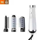 Xiaomi YOUPIN щетки для горячего воздуха Фен для волос 3 в 1 Ионная Щетка для объема выпрямитель для волос Расческа для завивки Фен щетка для волос MI