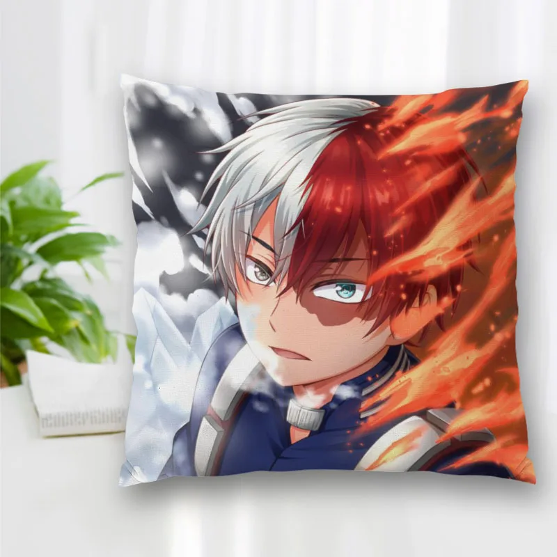 Оригинальная Подушка Todoroki Shoto декоративная подушка из полиэстера квадратная 40x40