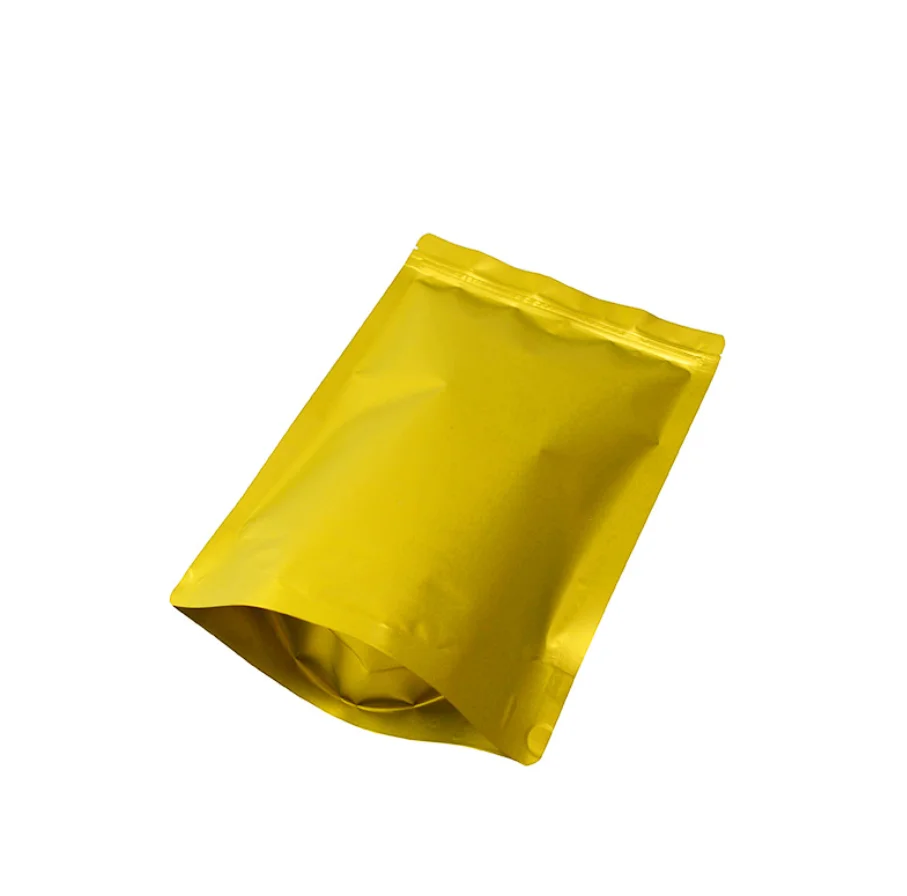 

100PCS Food Storage Bag Ziplock Resealable Smell Proof plastic bags for Candy Cookies Coffee Weed Tea Gift Packaging