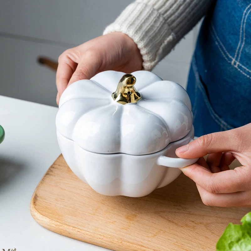 Чаша для выпечки в форме тыквы запеченная чаша супа кухонная кастрюля салата