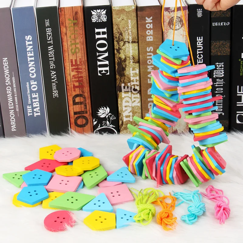 Деревянные развивающие игрушки Монтессори 40/60 шт. 2020|Игрушки для раннего