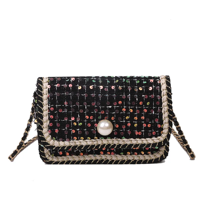 

Ladies Small Bags Women's Fashion New Fashion All-match Net Pouch Red One Shoulder Messenger Small Square Bag