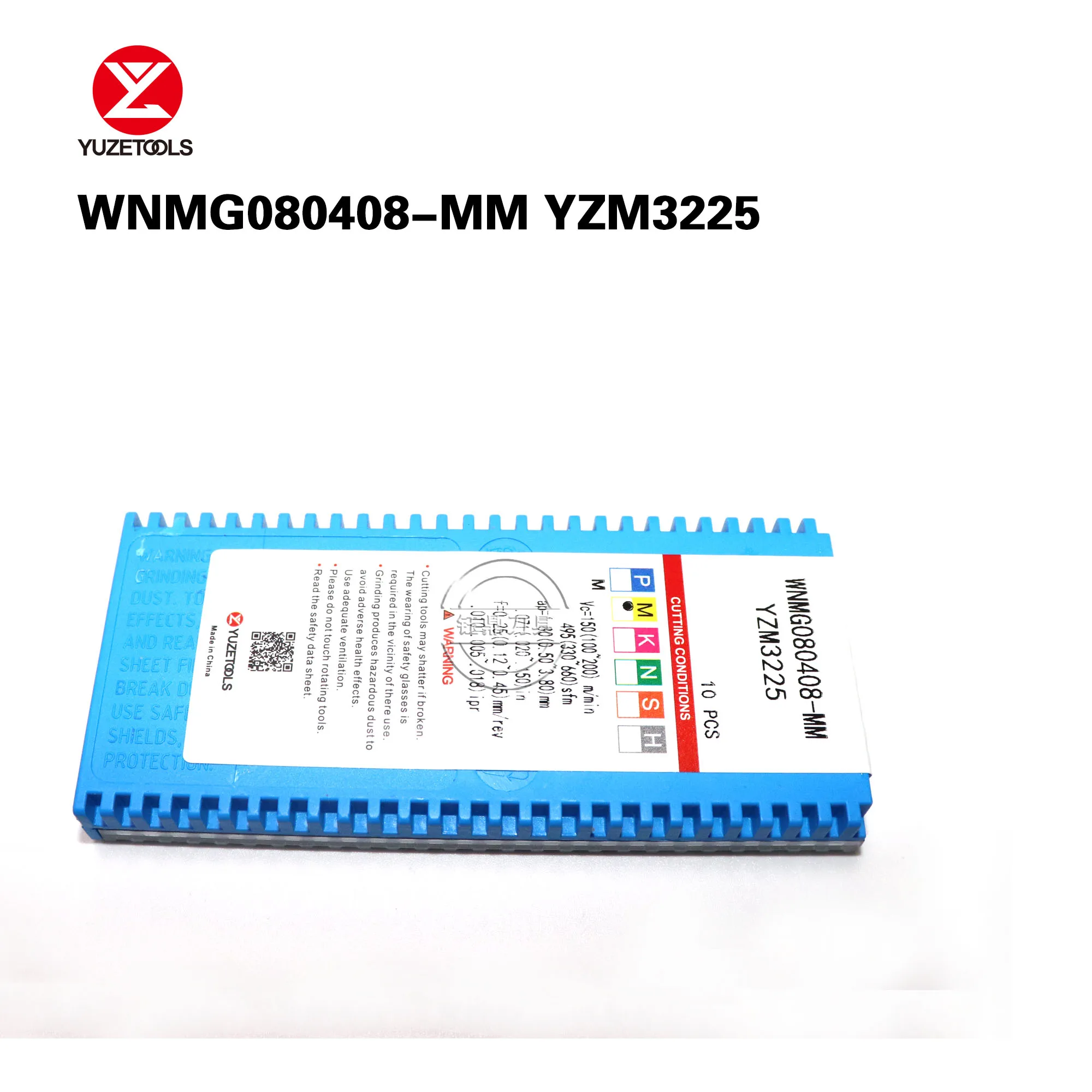 

WNMG080408-MM External Turning Tools Lathe cutter Tool Stainless Steel Processing Semi Finishing YUZETOOLS turning insert