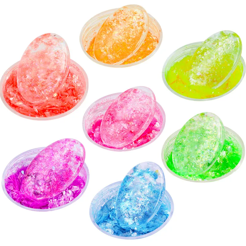 

1Jar Fluorescent Opal Flakes Ultra-Thin Polarized Brocade Powder 12Colors Manicure Mix-Patch Snow Velvet Glitter -SOFE'S 12&6