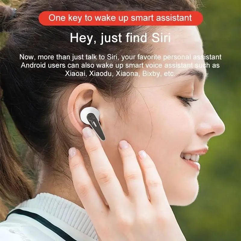 

A5 TWS Bluetooth Wireless Headphones LED Digital Power Display Touch Control Sports Earphones Intelligent Voice Wake up Earbuds