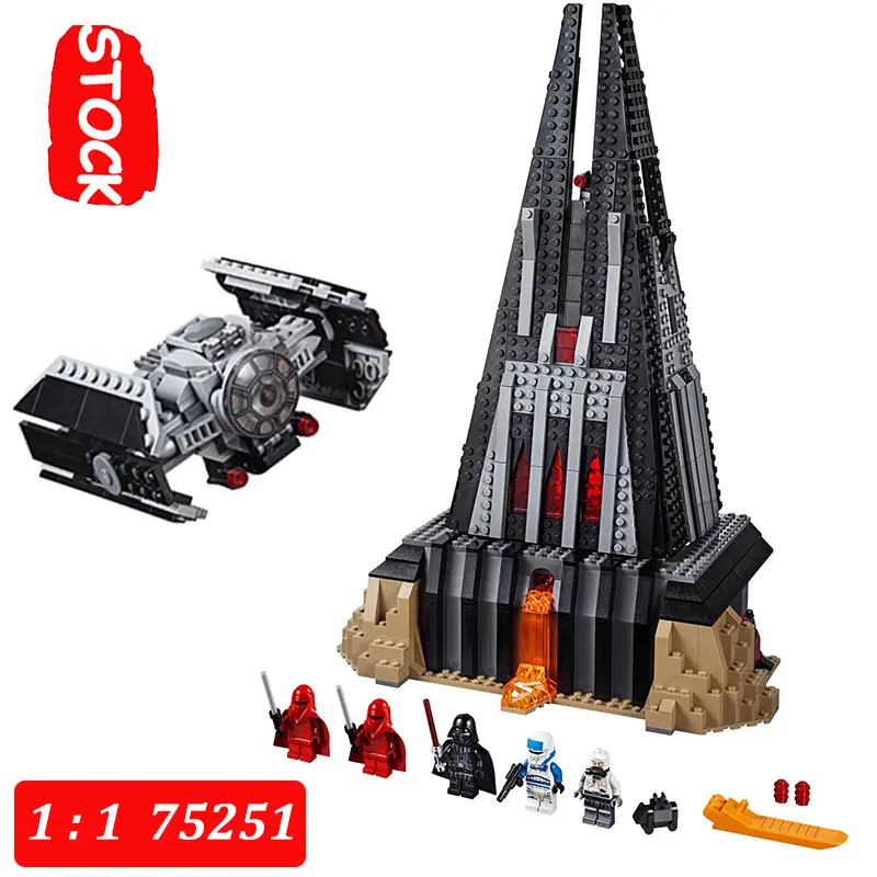 05130 05152 Assault Walker Darth Vader замок Playmobil MOC игрушки Lepining Blocks новогодний подарок