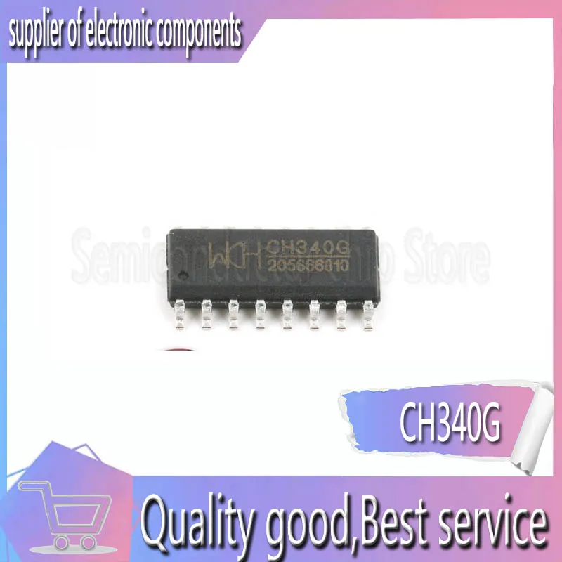 5 шт. новый оригинальный CH340G CH340 патч соп-16 USB к последовательному IC | Электронные
