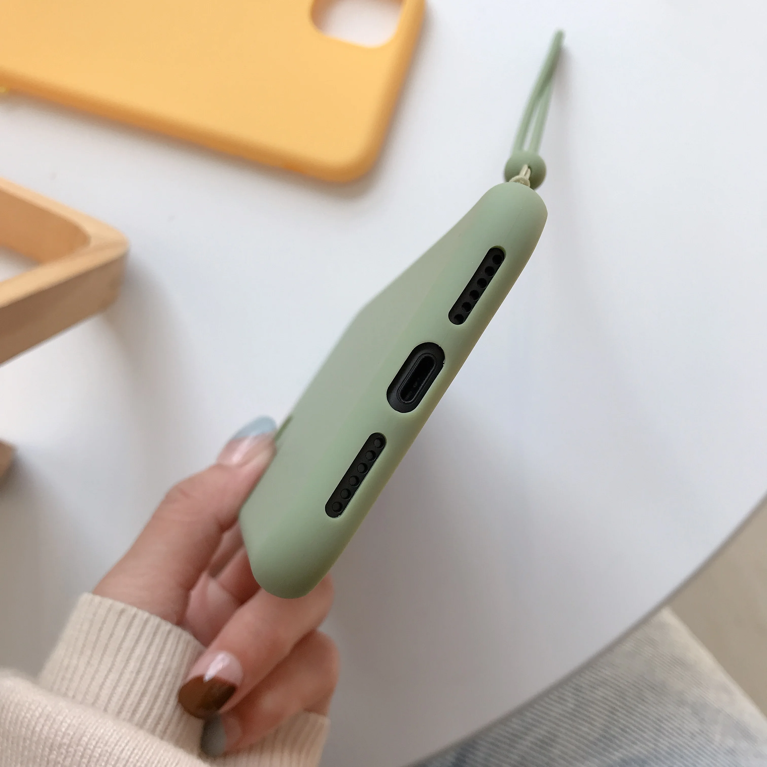 Чехол для телефона Cinda с ремешком iPhone 6 6s 7 8 plus чехол X XS MAX ключей ремешок