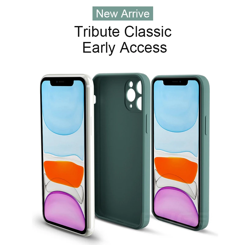 Luxury Soft Liquid Silicone Matte Case For iPhone 12 11 Pro Max Mini X XS XR SE 2020 7 8 Plus Shockproof Camera Protection Cover | Мобильные