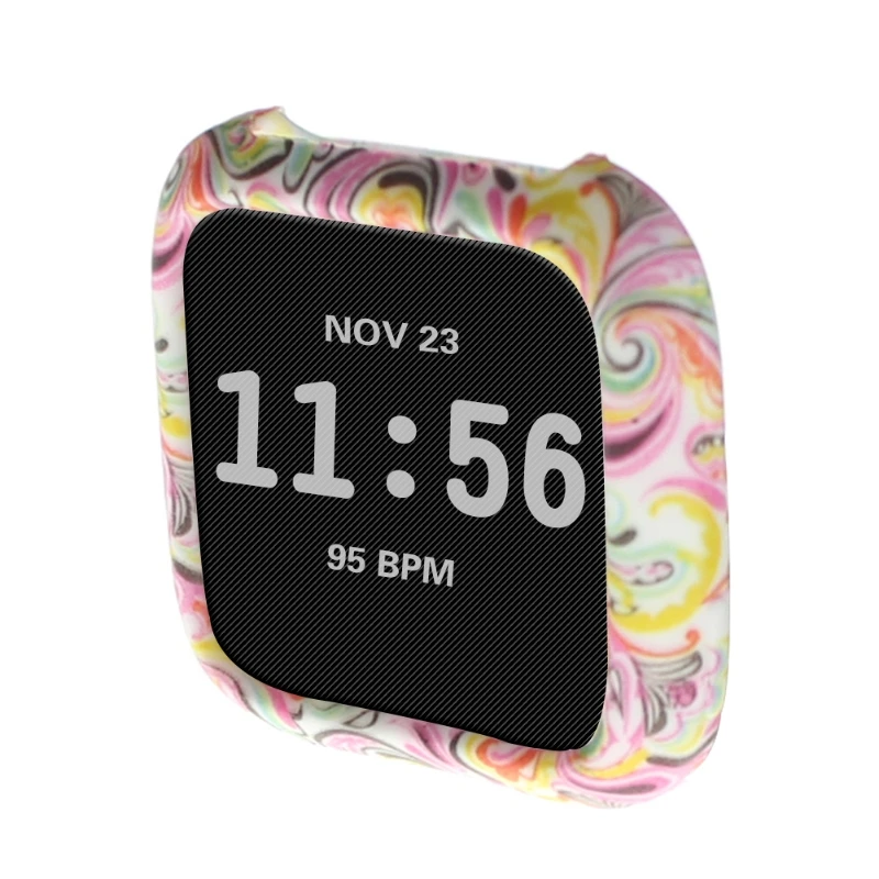 

K3NB Replacement Silicone Watches Frame Protector Case For Fitbit Versa Smart Watch