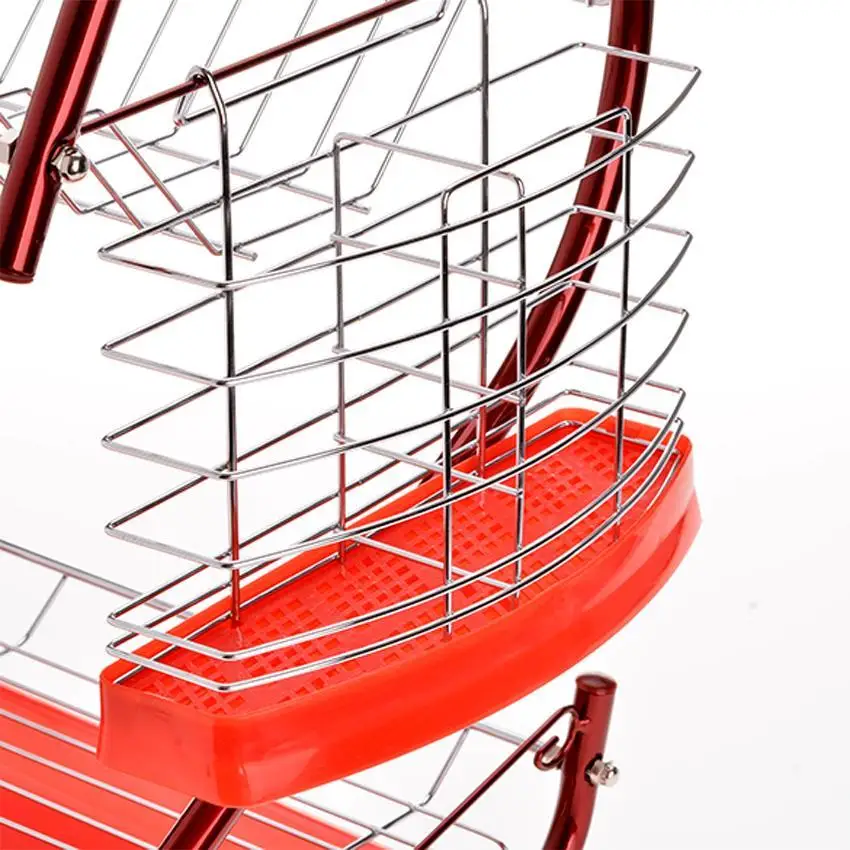 Американский запас 2 яруса кухонная сушилка для посуды из нержавеющей стали
