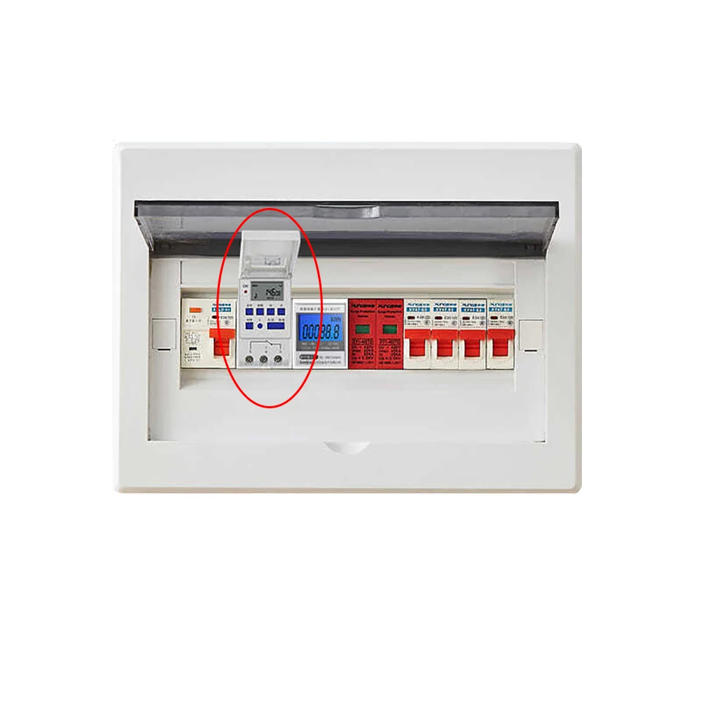 THC15A Digital Time Switch LCD DIN Programmable Weekly Daily Timer AC 110V/220V Relay Rechargeable Timing Controller | Обустройство