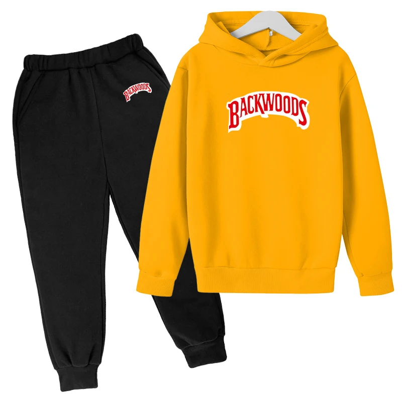 

2021 Spring And Autumn New Children's Casual Wear Boys Sweater + Pants Two-piece Sportswear Fashion Sportswear Suit Women