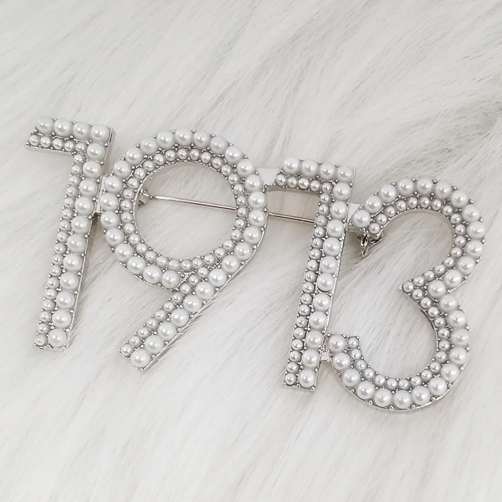 Высокое качество металлический сплав греческая буква 1913 соворотный жемчуг