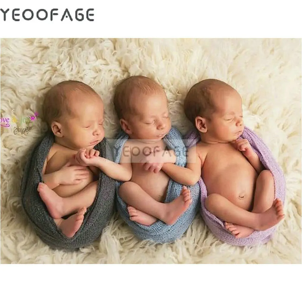 Алмазная вышивка триплет baby 5D алмазная живопись DIY картина фото холст мода