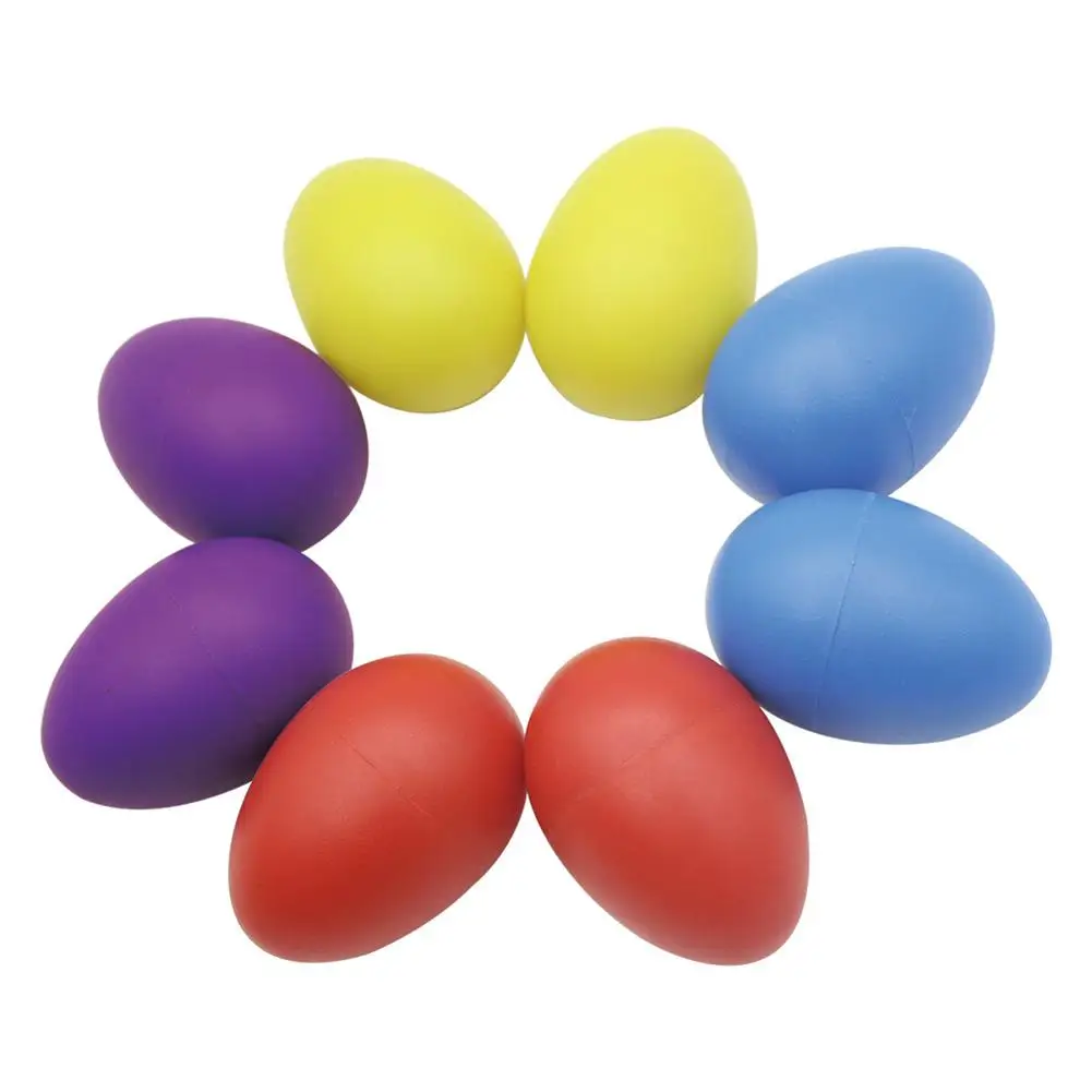Пластиковый перкуссионный шейкер Maracas однотонный музыкальный для детского яйца
