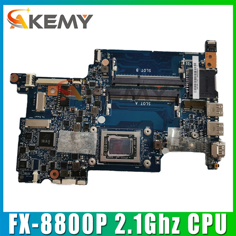

AKEMY origianl H000094110 Laptop motherboard For toshiba Radius E45W-C FX-8800P 2.1Ghz CPU Mainboard works
