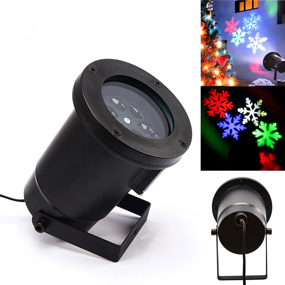 Лазерный проектор RGB Водонепроницаемый светодиодный светильник для сада дерева