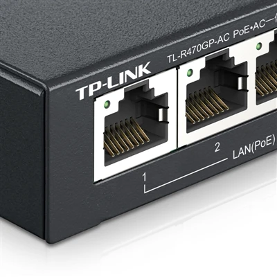 Роутер tp-link PoE · AC встроенный быстрый/гигабитный TL-R470P/R470GP RJ45 порты один порт 30 Вт