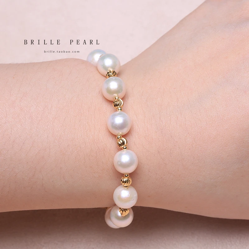 Колье с жемчугом и натуральным в форме сердца|Гибкие жесткие браслеты| |