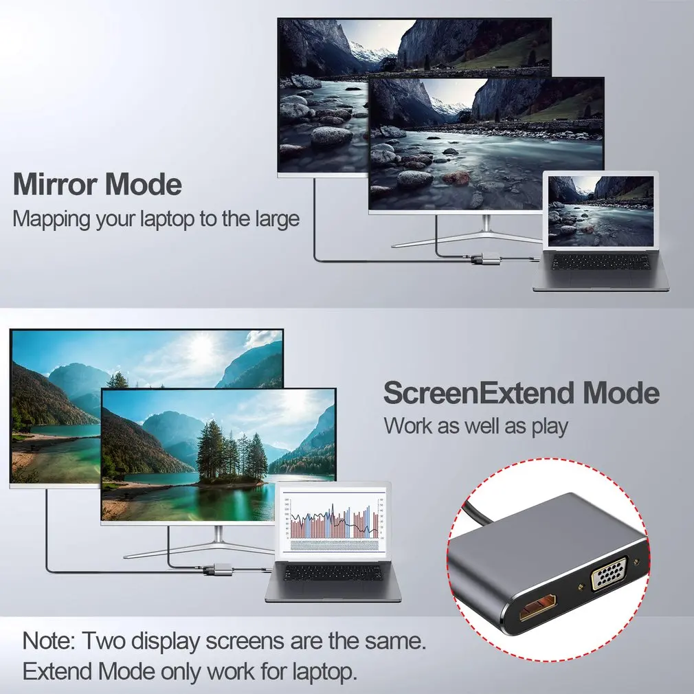 HDMI адаптер 4K VGA USB 3 1 type C USB-C видео конвертер для Macbook Pro |