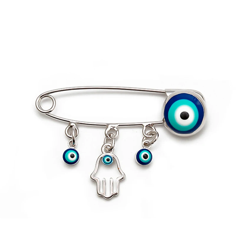 Lucky Eye, золотой цвет, сглаза, очаровательная брошь и булавка, простая Хрустальная Брошь для женщин, мужчин, ювелирное изделие, кристалл, пряжка, клипсы EY6185 - Окраска металла: 19