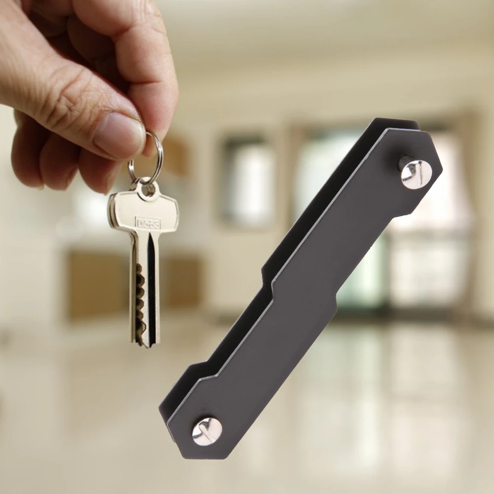 

EDC Key Organizer Clip Keys Smart Holder Folder Keys Wallet Housekeeper Keychain Flexible Key Holder Clip Aluminum Key