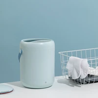 mini washing machine with 2 8l capacity two way wave wheel motor blue light antibacterial lamp clothes underwear sock washing