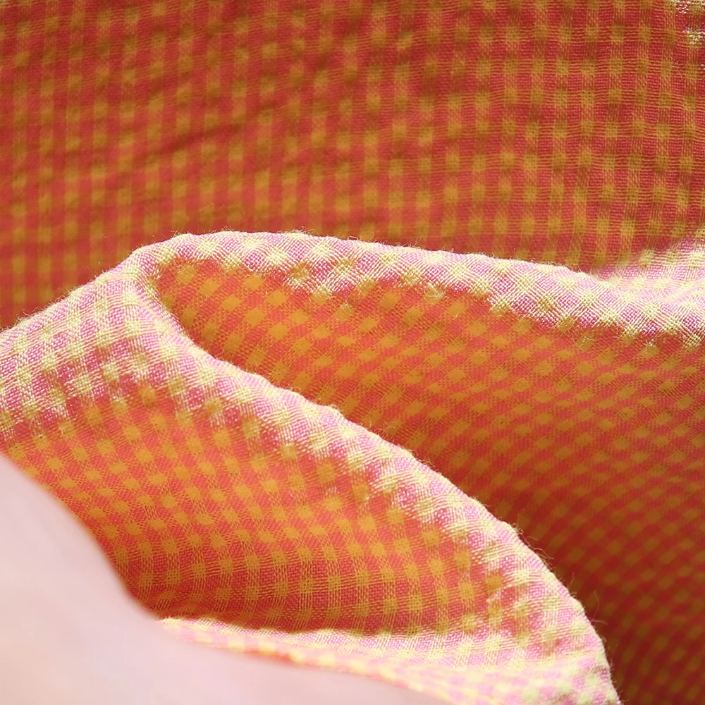 Топ с пышными рукавами для маленьких девочек рюшами и оборками клетчатая детская