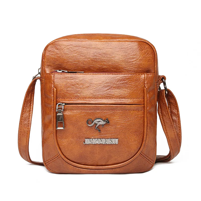 

Fashion PU soft leather shoulder bag ladies casual light retro small square simple handbag foe women travel messenger bag