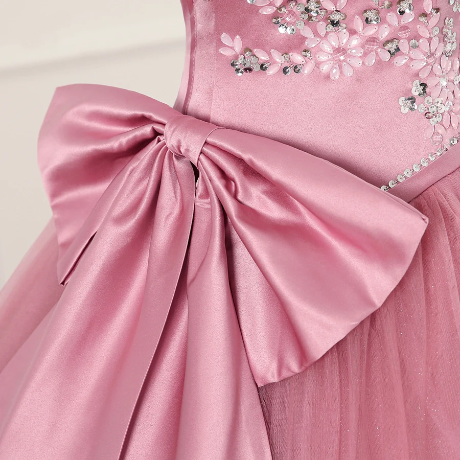 Бальное платье Jiayigong дешевые платья Quinceanera тюль с бусинами блестками большим