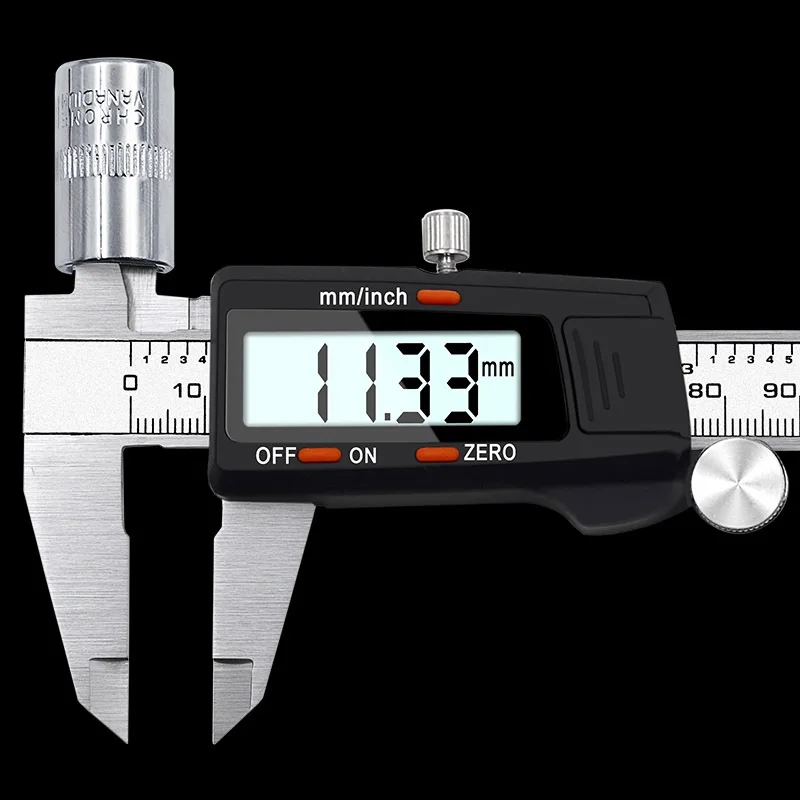 Штангенциркуль цифровой измерительный из нержавеющей стали 0 150