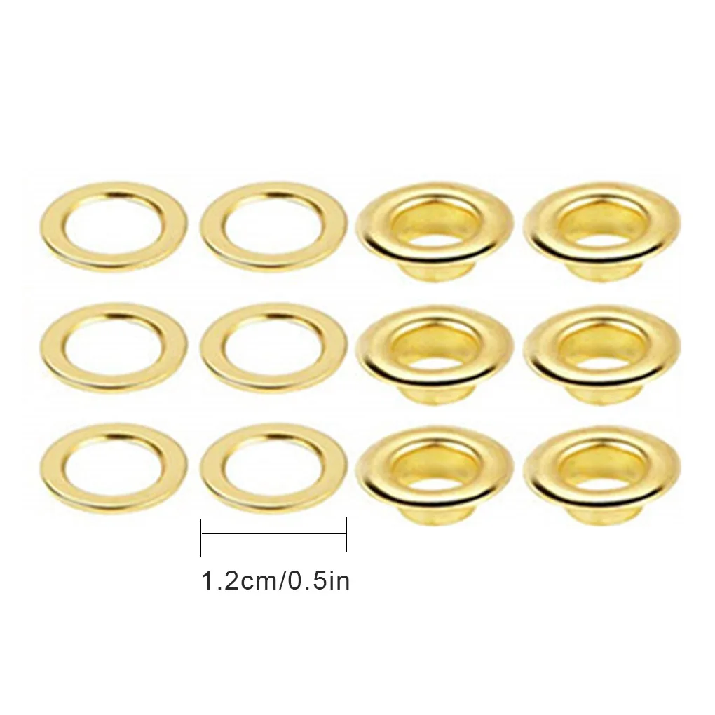 103 шт./компл. 12 мм металлические люверсы палатка холст кожа искусственная с