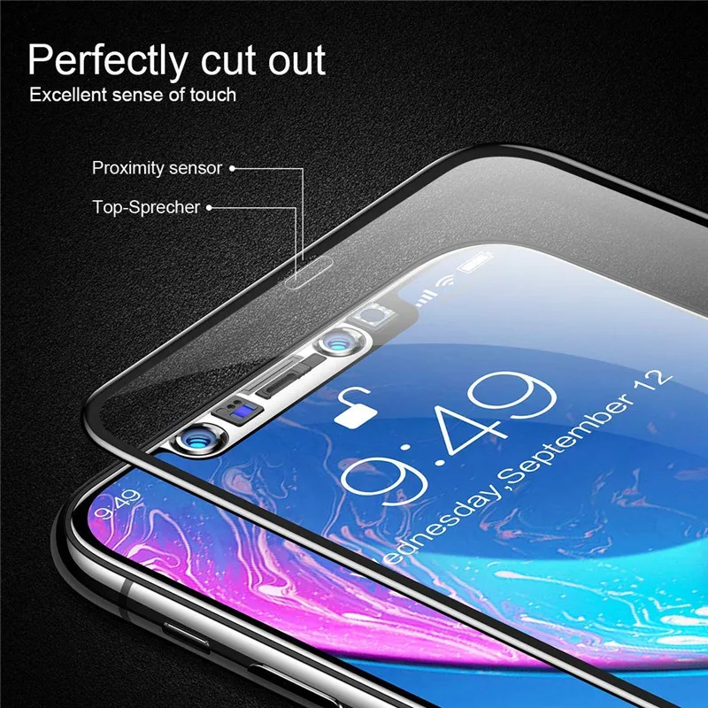 защитн стекл iphone 11 Защита для экрана из закаленного стекла 12 Pro Max аксессуары с