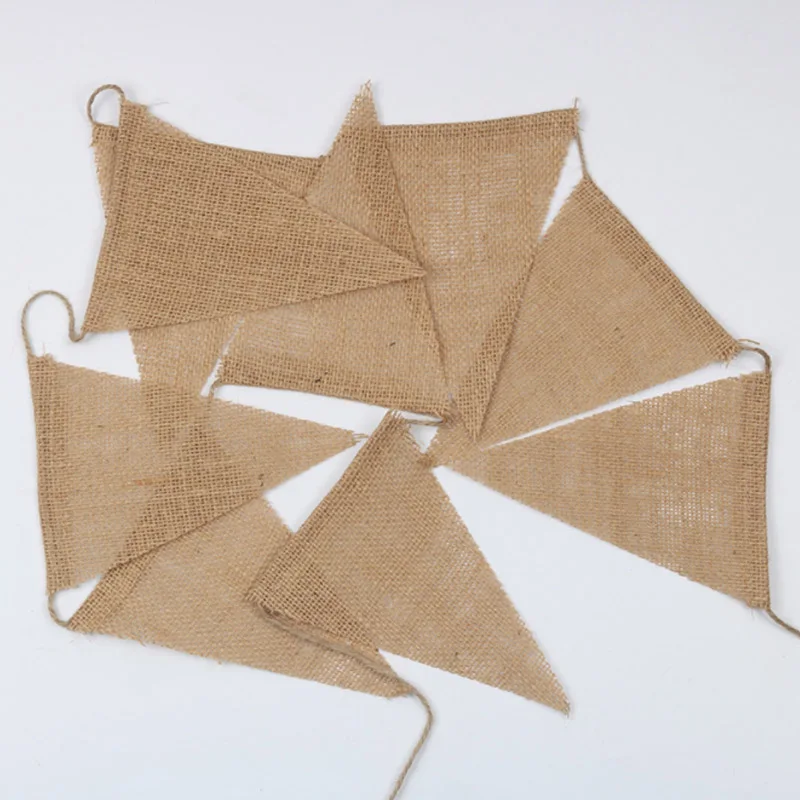 Джутовая веревка с флагом белая 48 шт. украшение сделай сам для рождественской