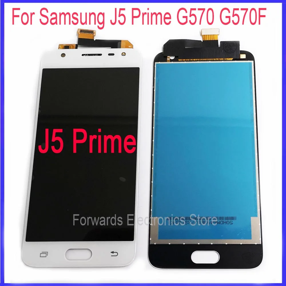 ЖК дисплей с сенсорным дигитайзером в сборе для Samsung j5 prime G570 G570F G570M|Экраны
