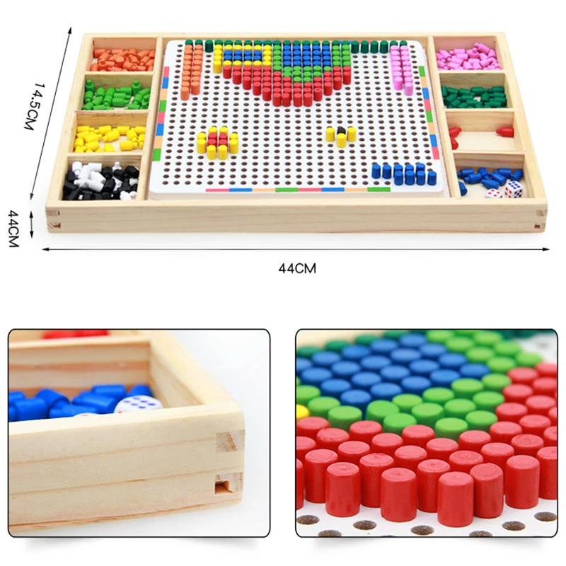 3d головоломка деревянные умные игры детские Ранние развивающие игрушки для