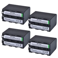 batmax 7200mah np f970 np f960 f960 f970 battery for sony np f550 np f750 plm 100 ccd trv35 mvc fd91 mc1500c for led video light