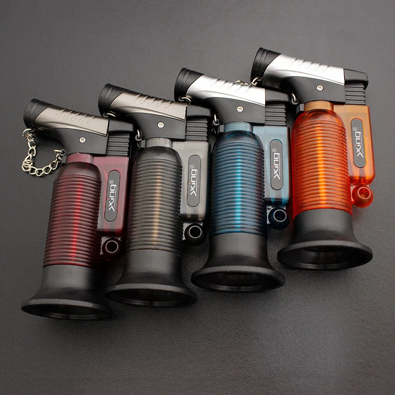 

Torch Turbo Lighter Cigarette Spray Gun Unusual Lighters Gas Lighters Metal 1300C Jet Butane Gadgets for Men Smoking Accessories