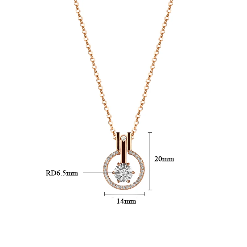 

Delicated Women Dangle Round Pendant Necklaces Exquisite Female Shining Zircon Silver Jewellery Birthday /Aniversary Gift N050