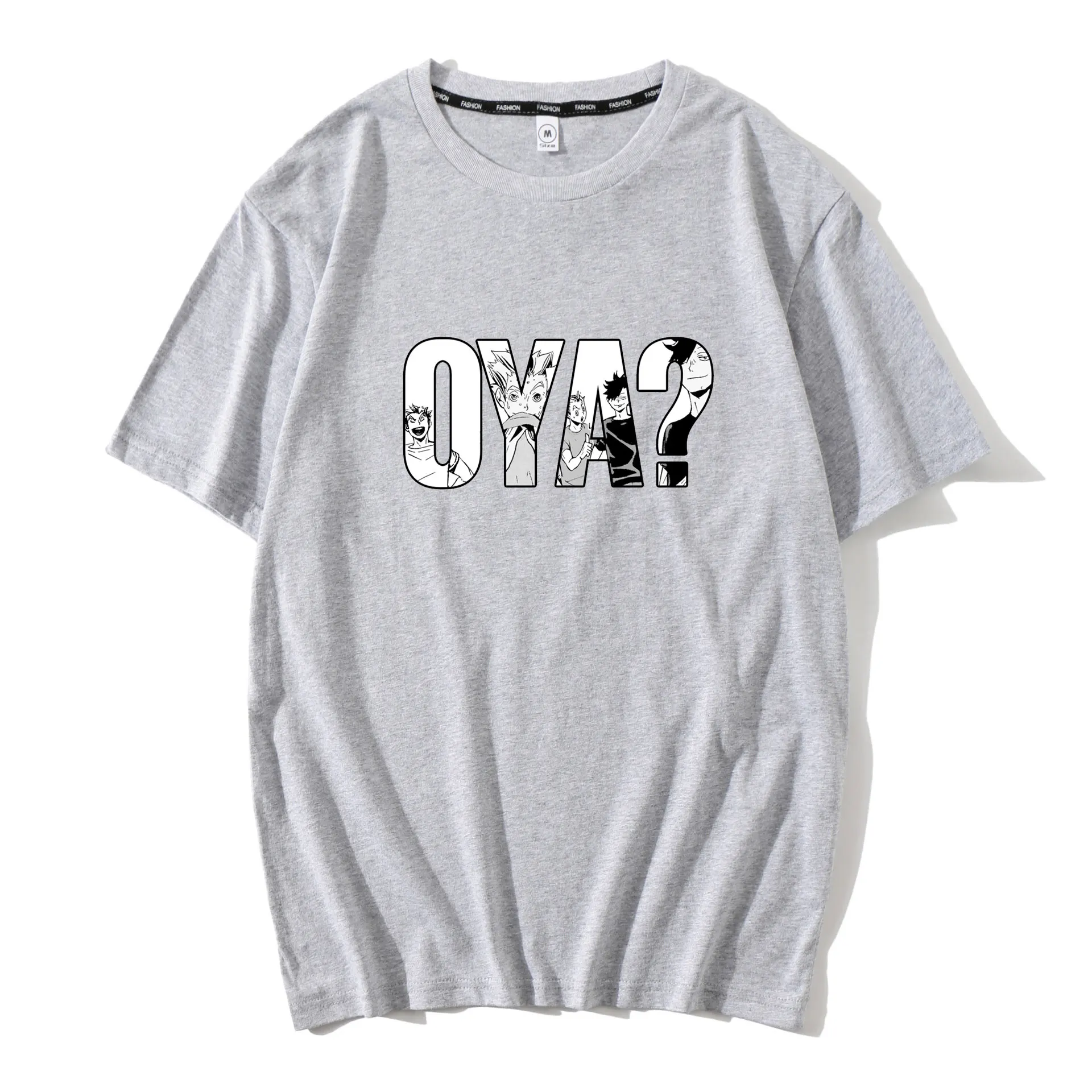 Oya Oya Oya Haikyuu Men T Shirt Kuroo Anime Bokuto Manga Shoyo Volleyball Creative Tee Shirt Short Sleeve T-Shirt 100% Cotton