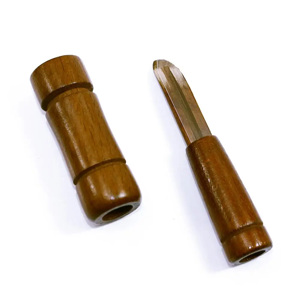 Outdoor Hunting Simple Waterfoul Decoy Duck Caller Imitation Sound Supplies Non Toxic Amateur Blowing Bait Small Wood Whistle | Спорт и