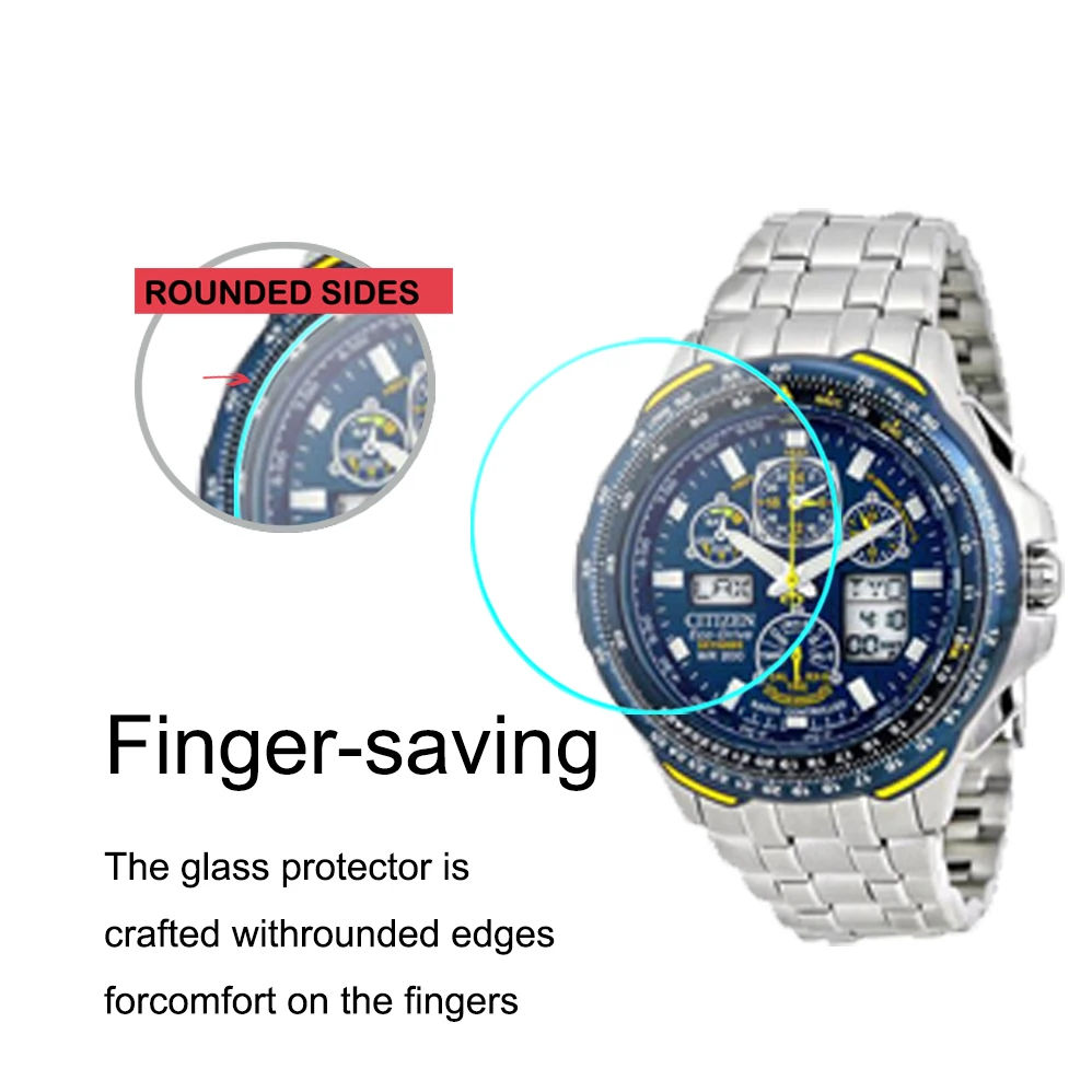 2 шт. 2.5D HD высококачественное стекло против царапин для Citizen Eco-Drive JY0040-59L 0040 пленка