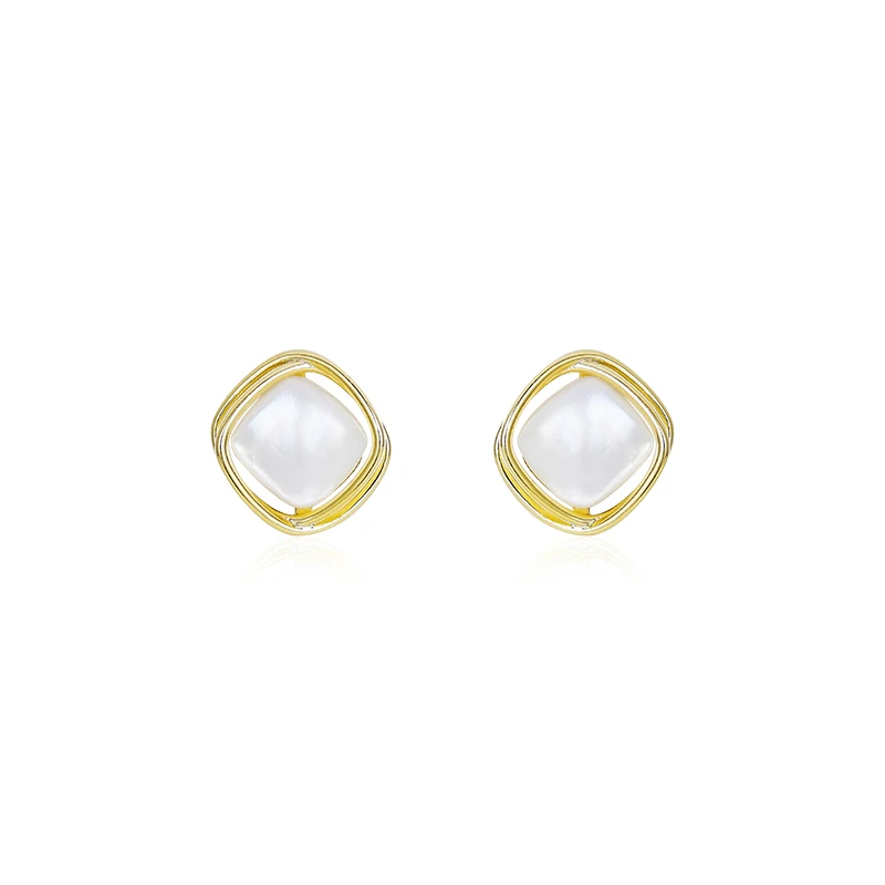 

S925 Baroque Fresh Vintage Earrings Manual Winding Pearl Earrings Wedding Party Women Fashion Jewelry For Girl Accessories Gifts