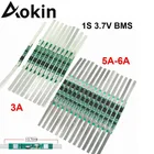 Плата защиты литий-ионных аккумуляторов 1S 3A5-6A BMS Щит защиты печатной платы, 10 шт., подходит для литиевых аккумуляторов 3,7 в 18650
