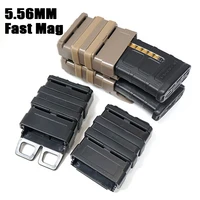 tactical m4 5 56 fastmag molle pouch airsoft military fast mag holder rifle pistol magazine dump pouch hunting accessories