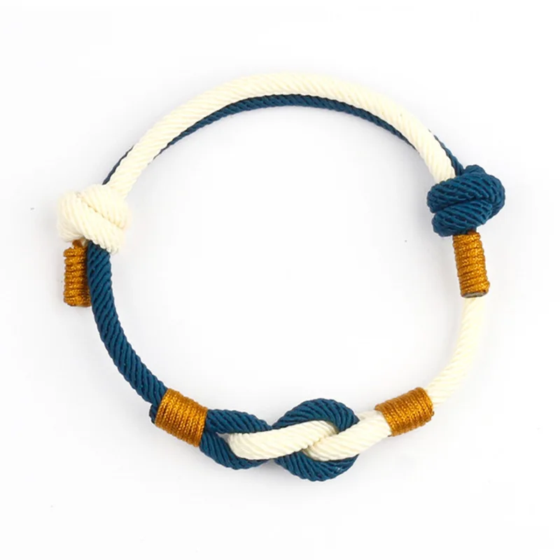 

Lovers' Bracelets Students' Bracelets Men and Women's Stationery Commemorating Hand Woven Hand Rope Jewelry Daily Matching